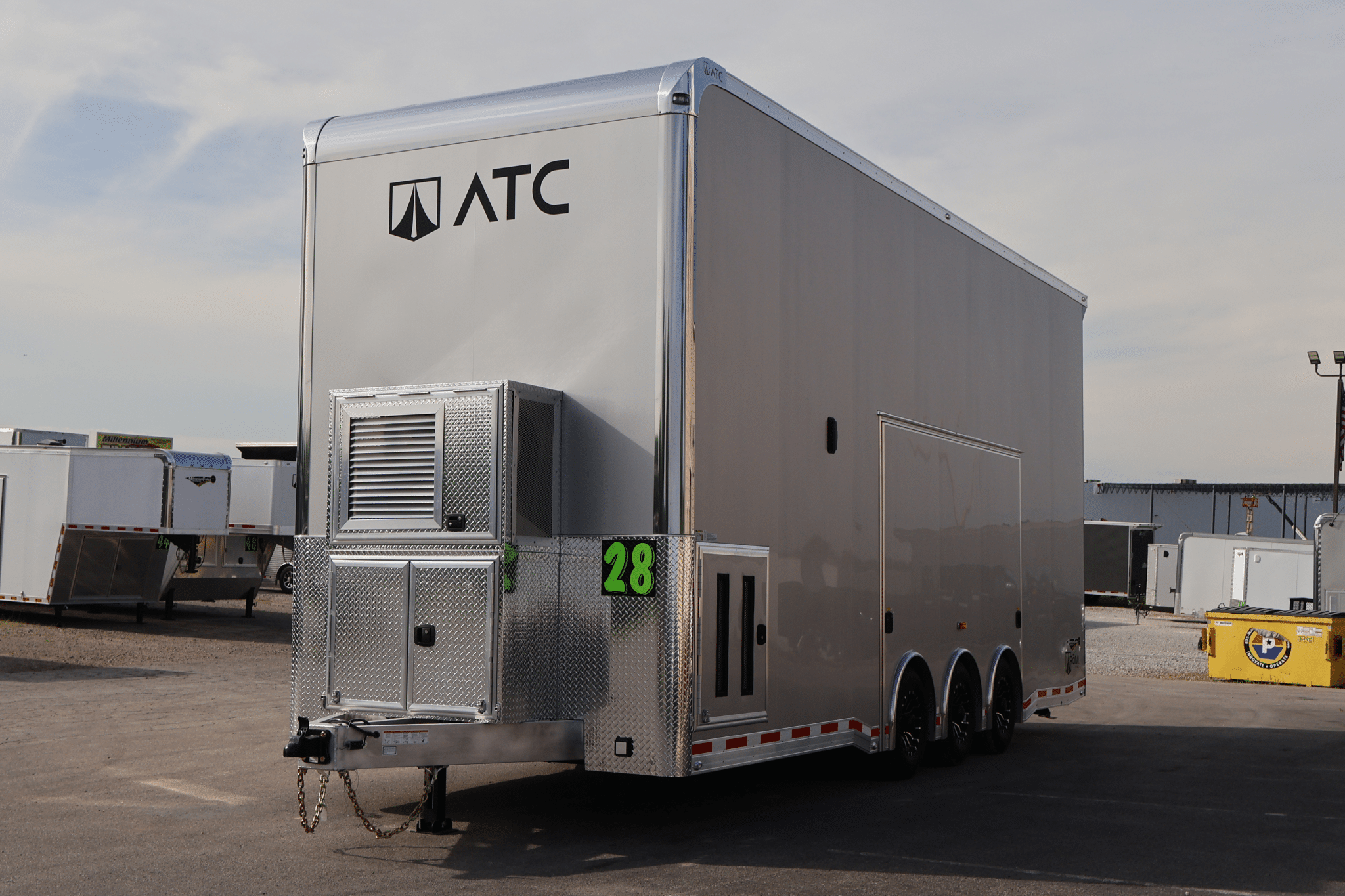 2027 28ft ATC ROM 750S Aluminum Stacker Car Trailer | 18ft Lift | Trailer Tails LLC - Image 7