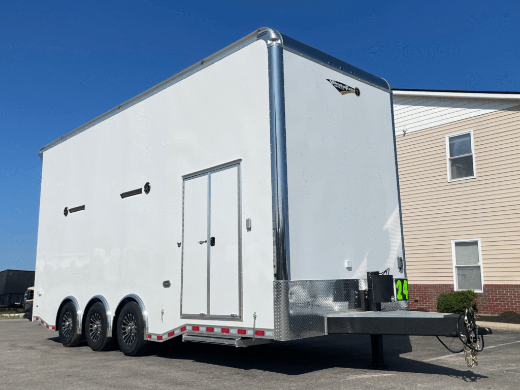 2026 24ft Haulmark Edge Enclosed Stacker Trailer | 13ft Car Hoist | Trailer Tails LLC