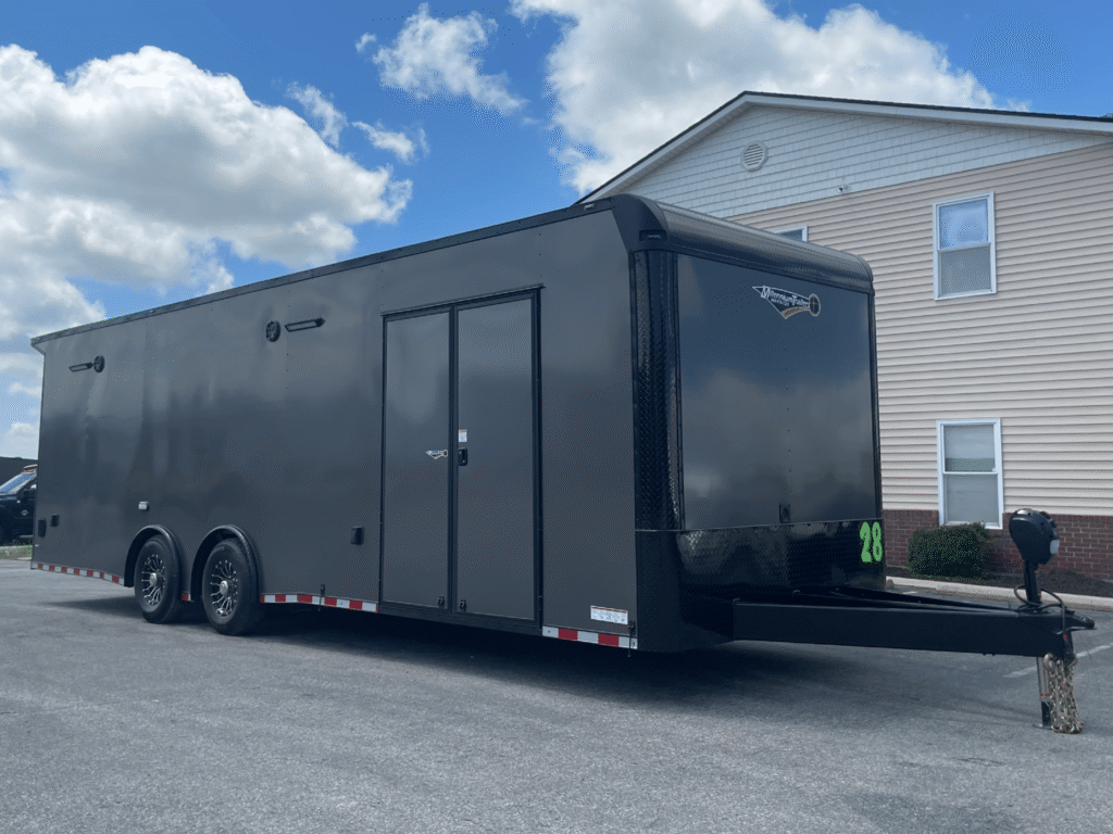 2026 28ft Econo-Max Enclosed Car Trailer | 7,000 lb Spread Axles | Trailer Tails LLC