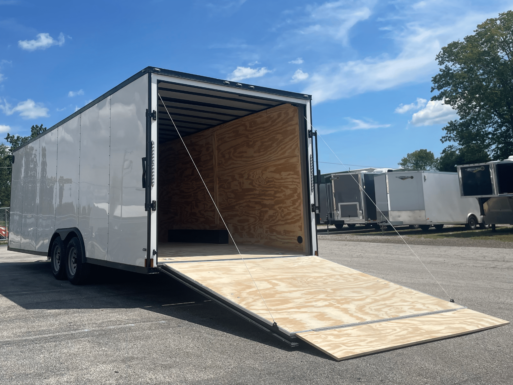 2026 24ft Econo-Max Enclosed Car Trailer | Blackout Trim & Aluminum Wheels | Trailer Tails LLC - Image 5