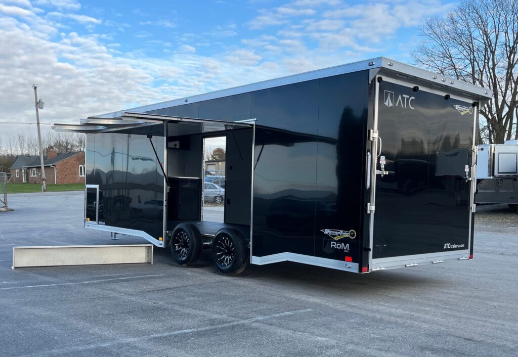 2027 24ft ATC ROM 400 Aluminum Enclosed Car Trailer | Trailer Tails LLC