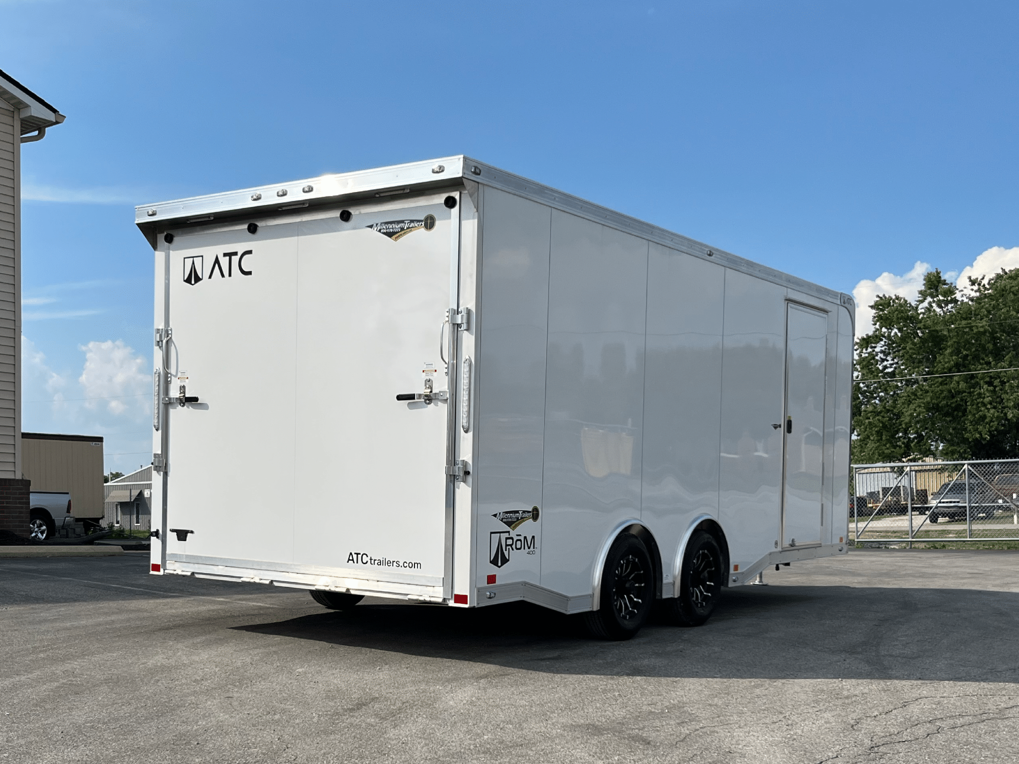 2026 20ft ATC ROM 400 Aluminum Enclosed Car Trailer | Trailer Tails LLC - Image 7