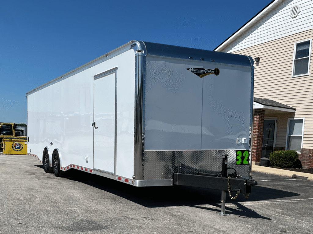 2027 32ft Haulmark Edge Enclosed Car Trailer | Cabinets & Wide Ramp | Trailer Tails LLC