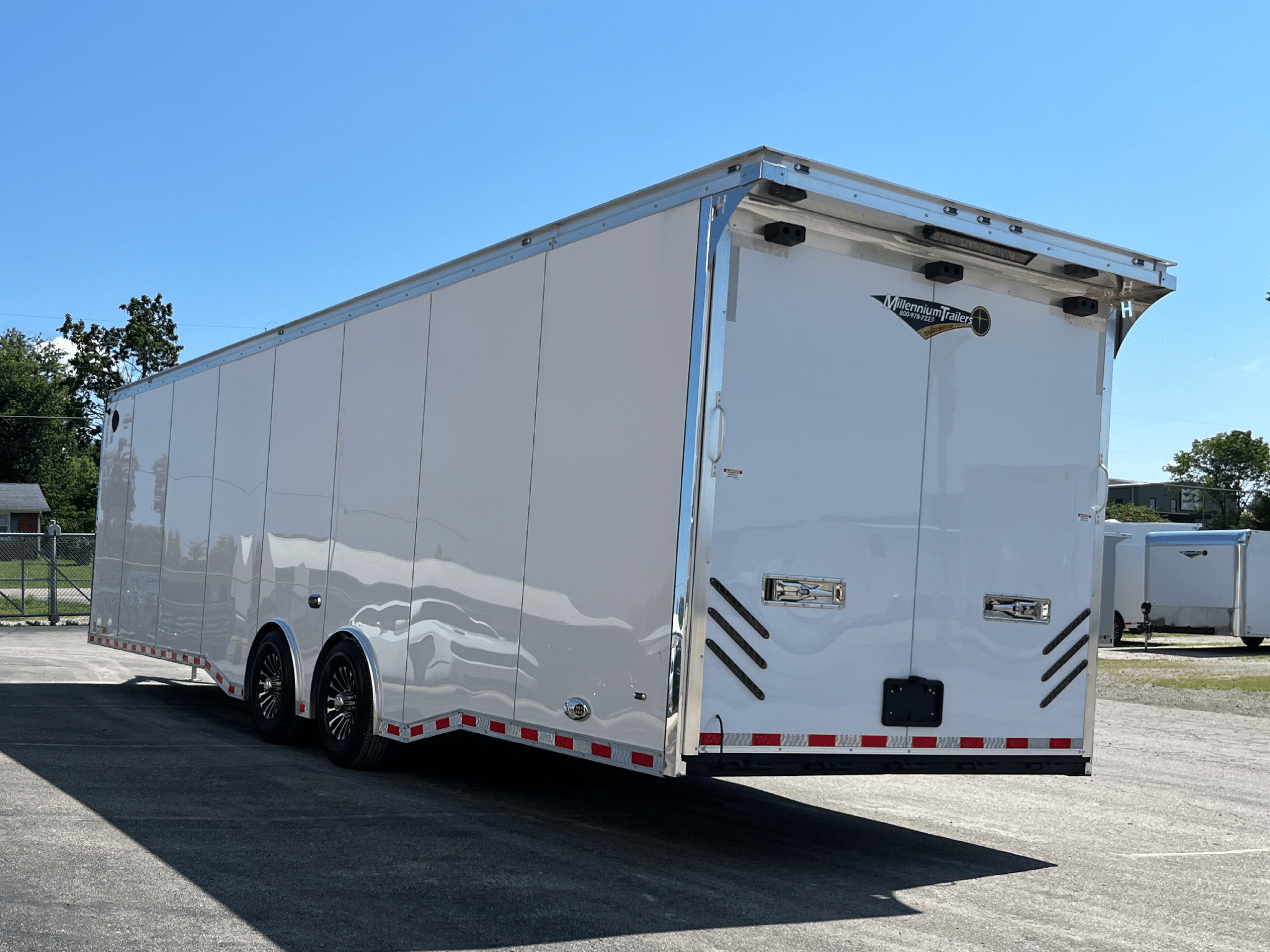 2027 32ft Haulmark Edge Enclosed Car Trailer | Cabinets & Wide Ramp | Trailer Tails LLC - Image 8