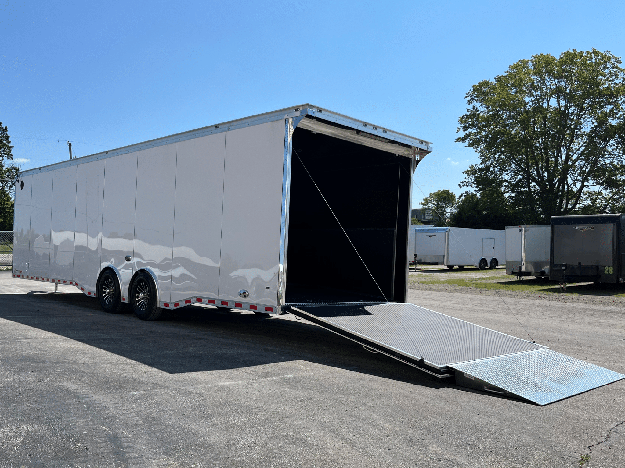 2027 32ft Haulmark Edge Enclosed Car Trailer | Cabinets & Wide Ramp | Trailer Tails LLC - Image 5
