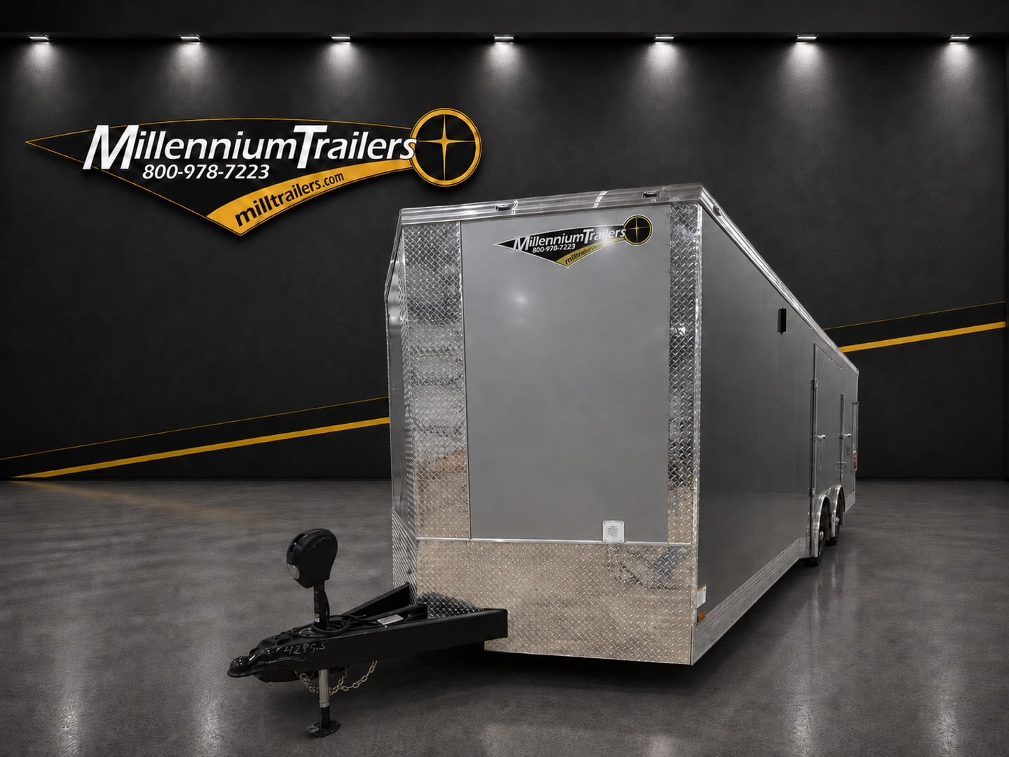 2027 24ft Sportsman Enclosed Car Trailer | Escape Door & Aluminum Wheels | Trailer Tails LLC - Image 5