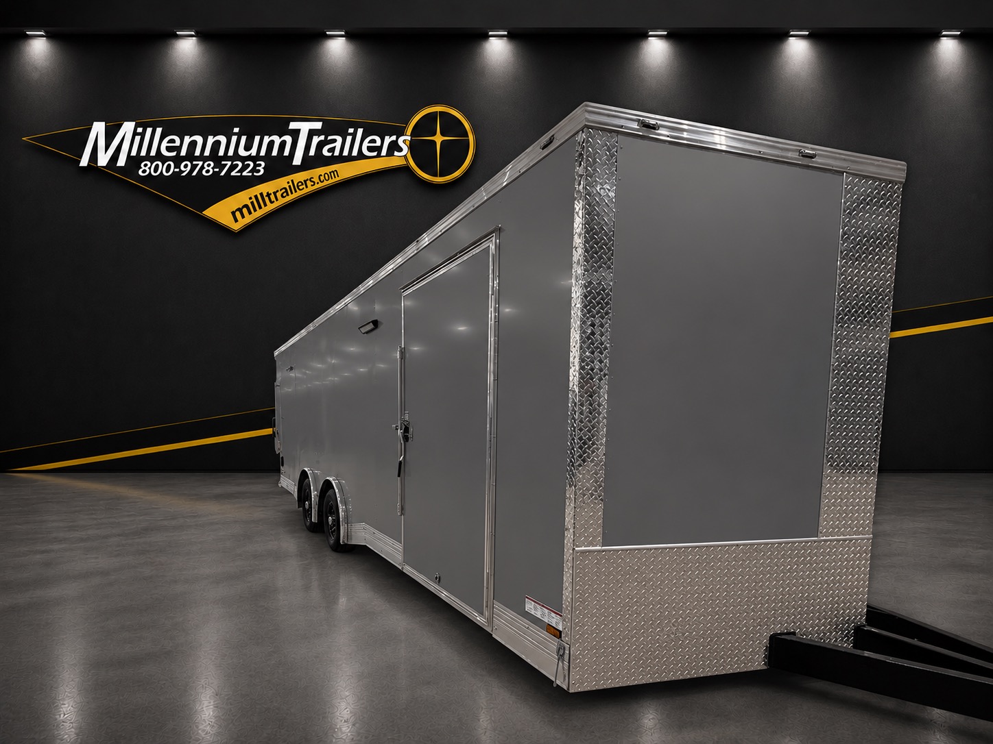 2027 24ft Sportsman Enclosed Car Trailer | Escape Door & Aluminum Wheels | Trailer Tails LLC - Image 6
