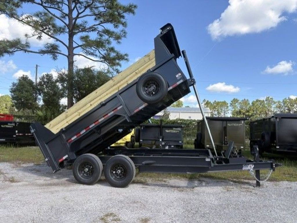 New 2027 AMP 7 x 14 Buildable Side Dump Trailer 14,000 lb GVWR at Trailer Tails LLC