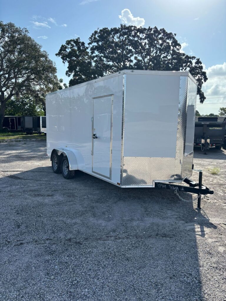 New 2026 Quality Cargo 7 x 16 Enclosed Trailer 7,000 lb GVWR at Trailer Tails LLC