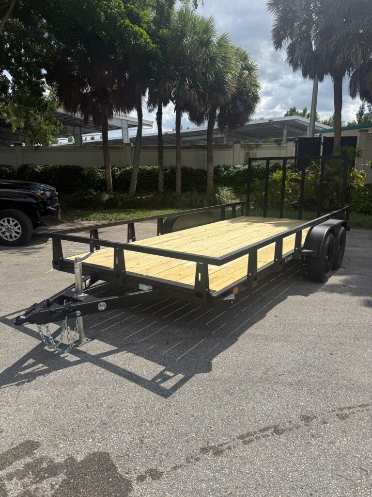 New 2027 HTC 7 x 16 Utility Trailer 7,000 lb GVWR at Trailer Tails LLC