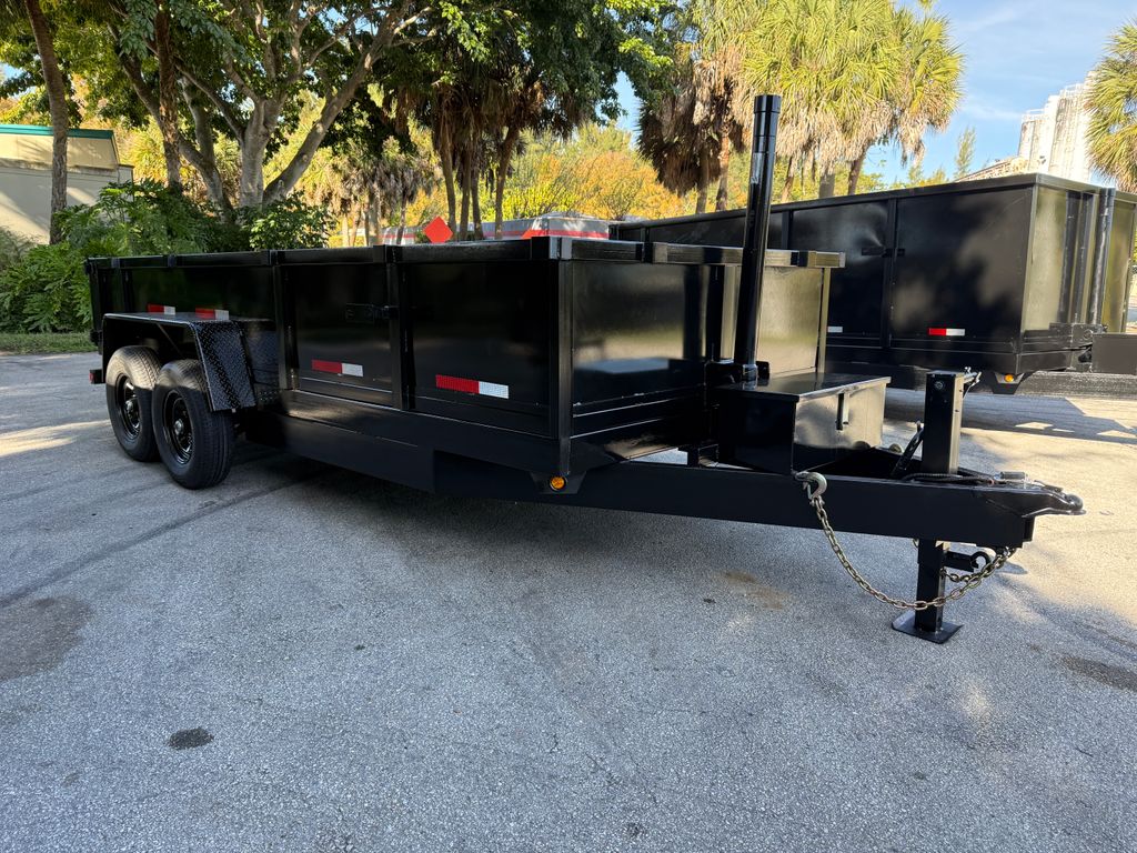New 2026 Taylor 7 x 16 Low Side Dump Trailer 14k GVWR at Trailer Tails LLC