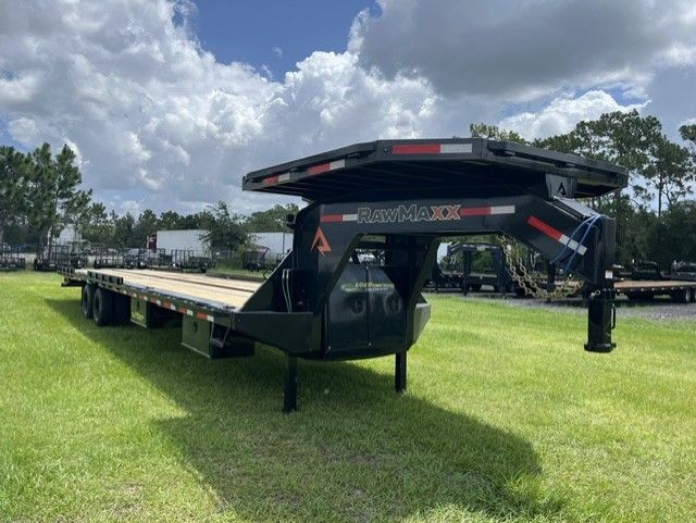 New 2027 Rawmaxx 8.5 x 40 Gooseneck Flatbed Tilt Trailer 20,000 lb GVWR at Trailer Tails LLC