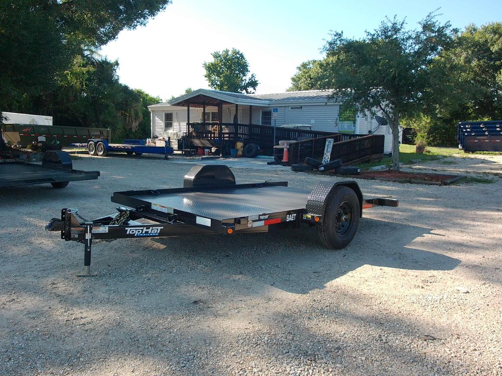 New 2026 Top Hat 7 x 12 Gravity Tilt Trailer 7,000 lb GVWR at Trailer Tails LLC