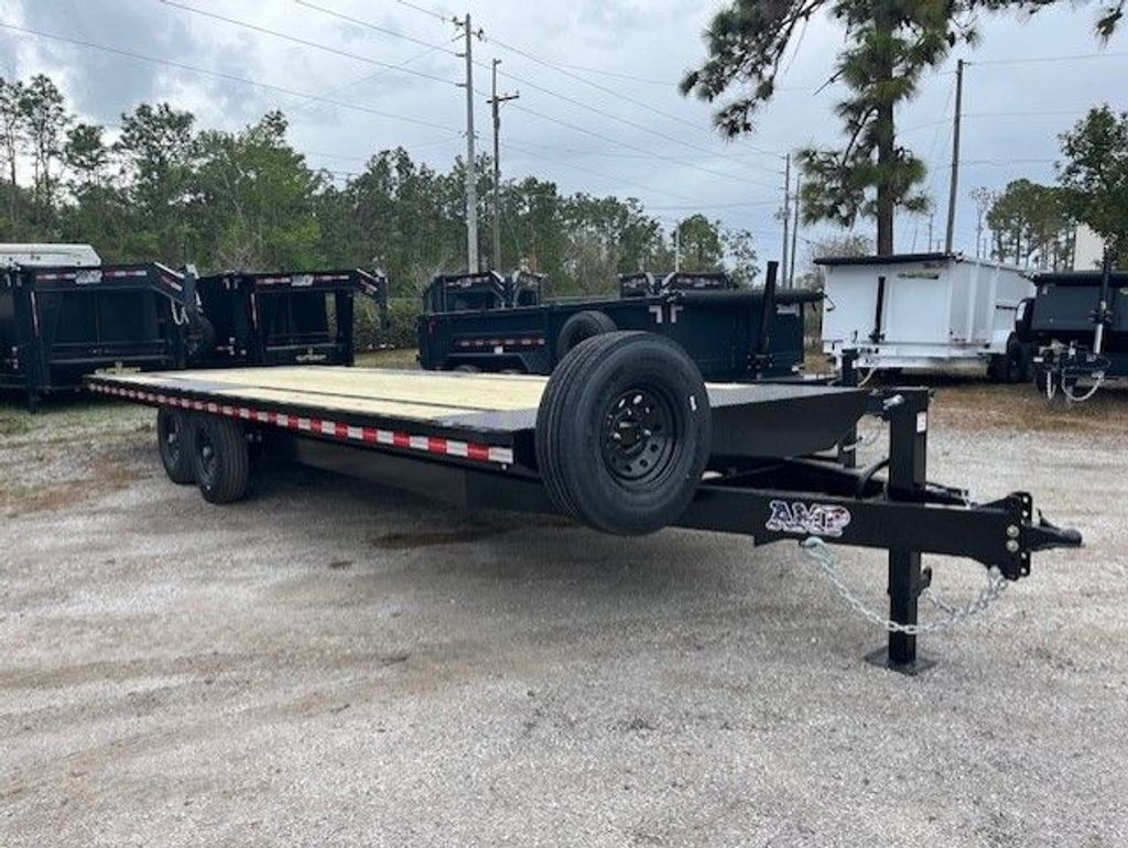 New 2026 AMP 8.5 x 24 Flatbed Trailer 14,000 lb GVWR at Trailer Tails LLC