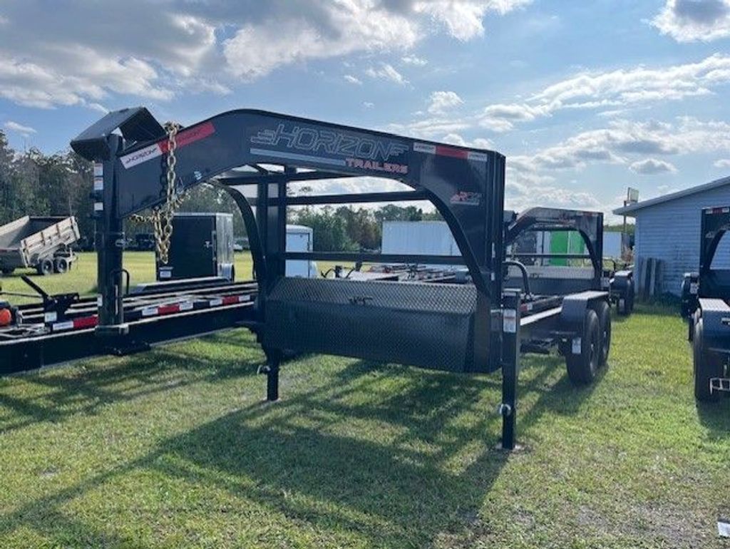 New 2026 Horizon 7 x 14 Gooseneck Roll Off Frame Trailer 14k GVWR at Trailer Tails LLC