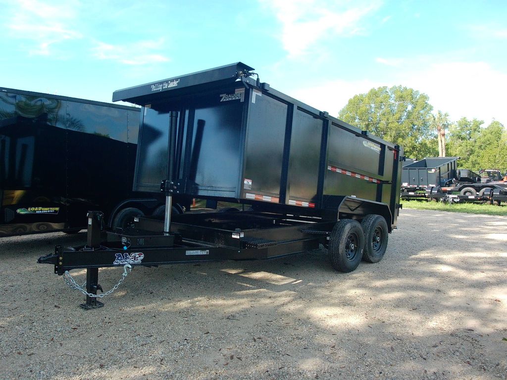 New 2026 AMP 7 x 14 High Side Dump Trailer 14,000 lb GVWR at Trailer Tails LLC