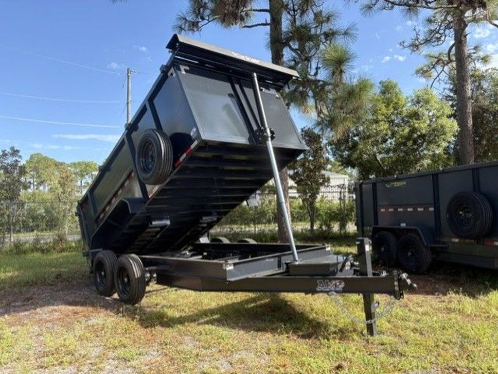 New 2027 AMP 7 x 14 High Side Dump Trailer 16,000 lb GVWR at Trailer Tails LLC