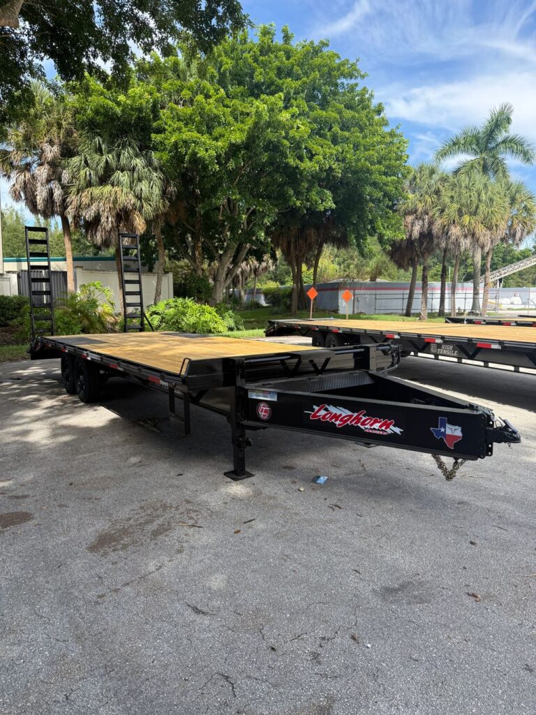 New 2026 East Texas Longhorn 8.5 x 24 Flatbed Trailer 14,000 lb GVWR at Trailer Tails LLC