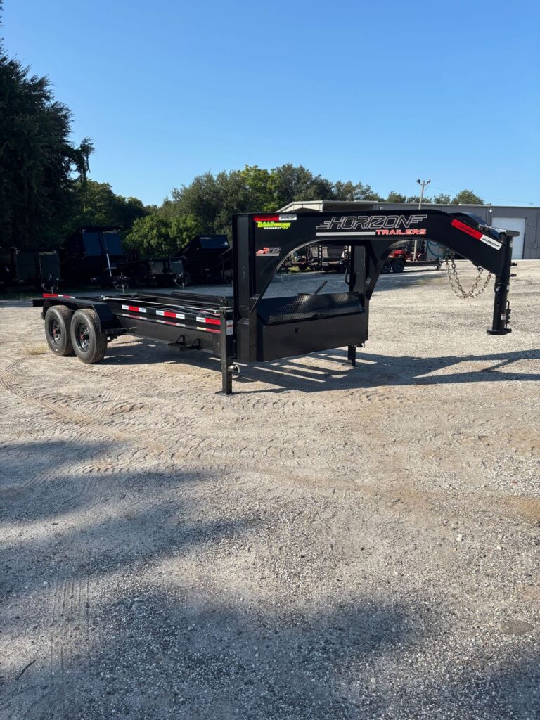 New 2027 Horizon 7 x 16 Gooseneck Roll Off Frame Trailer 17,900 lb GVWR at Trailer Tails LLC