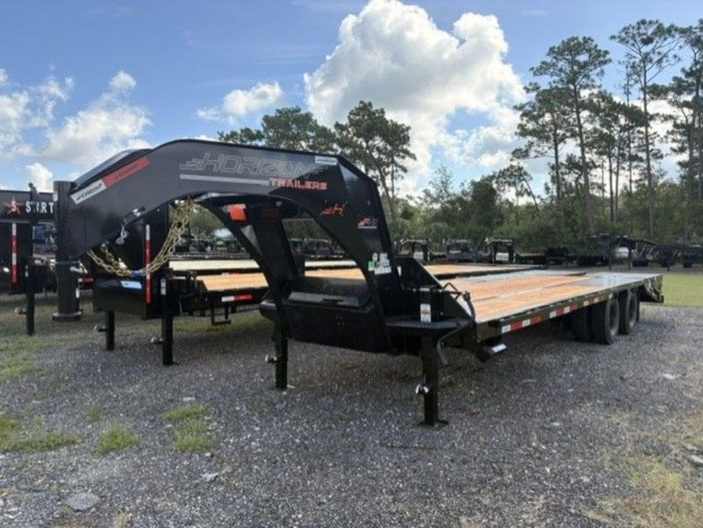 New 2027 Horizon 8.5 x 26 Gooseneck Flatbed Trailer 25,000 lb GVWR at Trailer Tails LLC