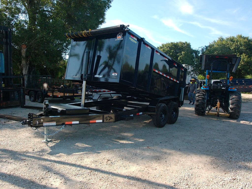 New 2026 Panther Cargo 7 x 14 High Side Dump Trailer 14,000 lb GVWR at Trailer Tails LLC