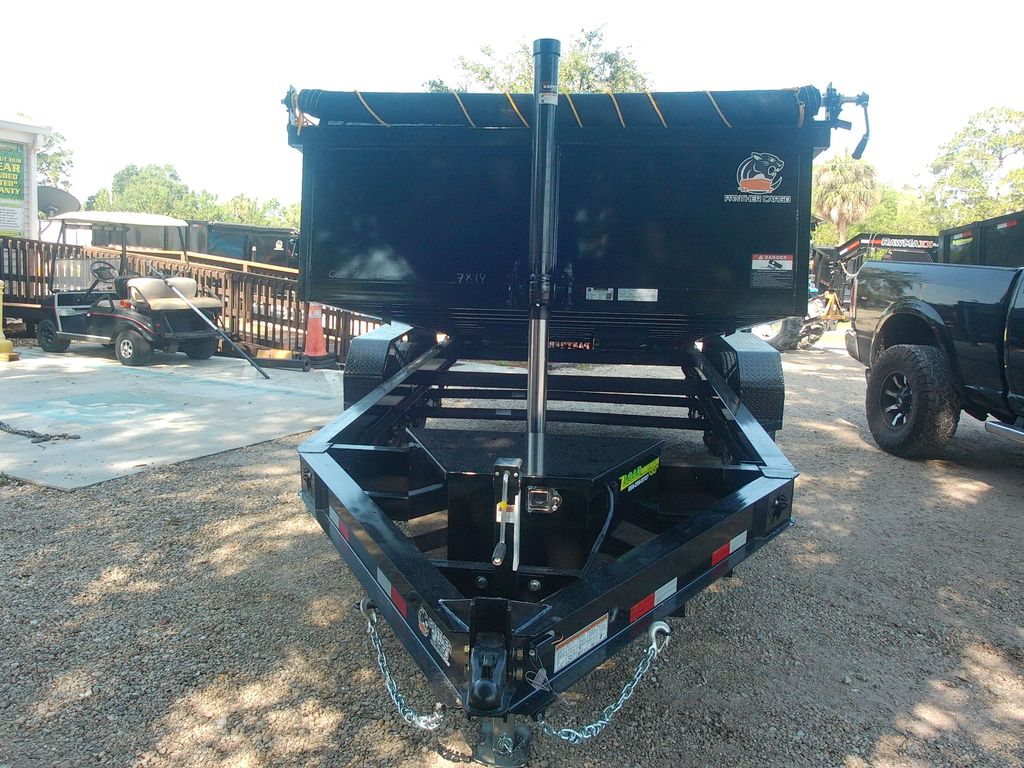 New 2026 Panther Cargo 7 x 14 Low Side Dump Trailer 14,000 lb GVWR at Trailer Tails LLC