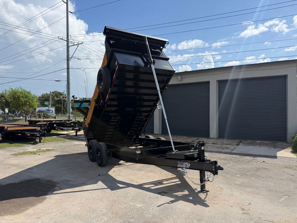 New 2027 AMP 7 x 14 Buildable Side Dump Trailer 14,000 lb GVWR at Trailer Tails LLC