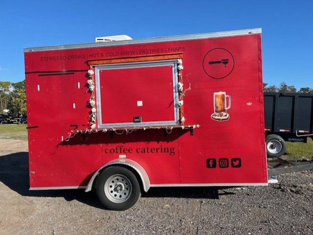 Used 2022 Fast Cargo 7 x 12 Concession Enclosed Trailer 3.5k GVWR at Trailer Tails LLC