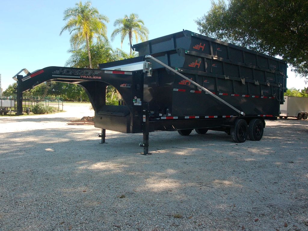 New 2026 Horizon 7 x 20 Gooseneck Roll Off Frame Trailer 25,000 lb GVWR at Trailer Tails LLC