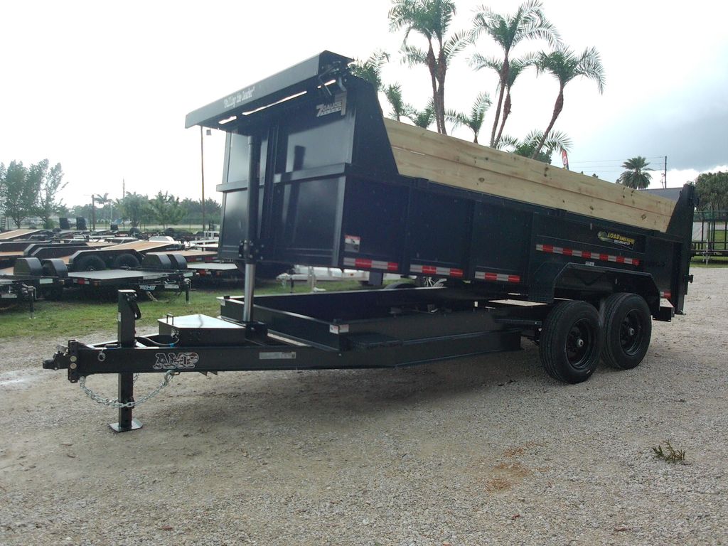 New 2026 AMP 7 x 16 Buildable Side Dump Trailer 16,000 lb GVWR at Trailer Tails LLC