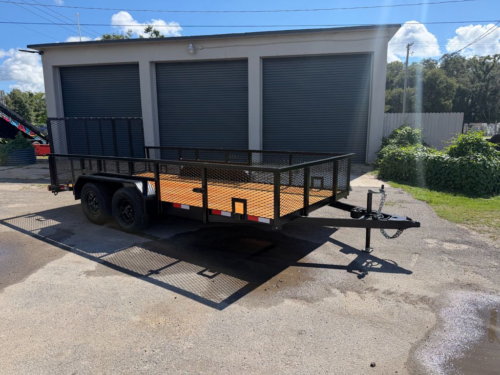 New 2027 Worldwide 7 x 16 2' Mesh Utility Trailer 7,000 lb GVWR at Trailer Tails LLC