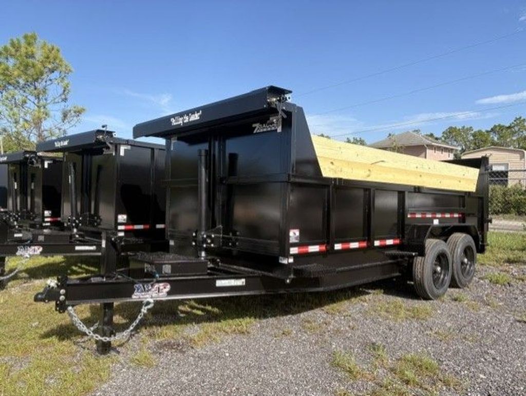 New 2027 AMP 7 x 16 Buildable Side Dump Trailer 16,000 lb GVWR at Trailer Tails LLC