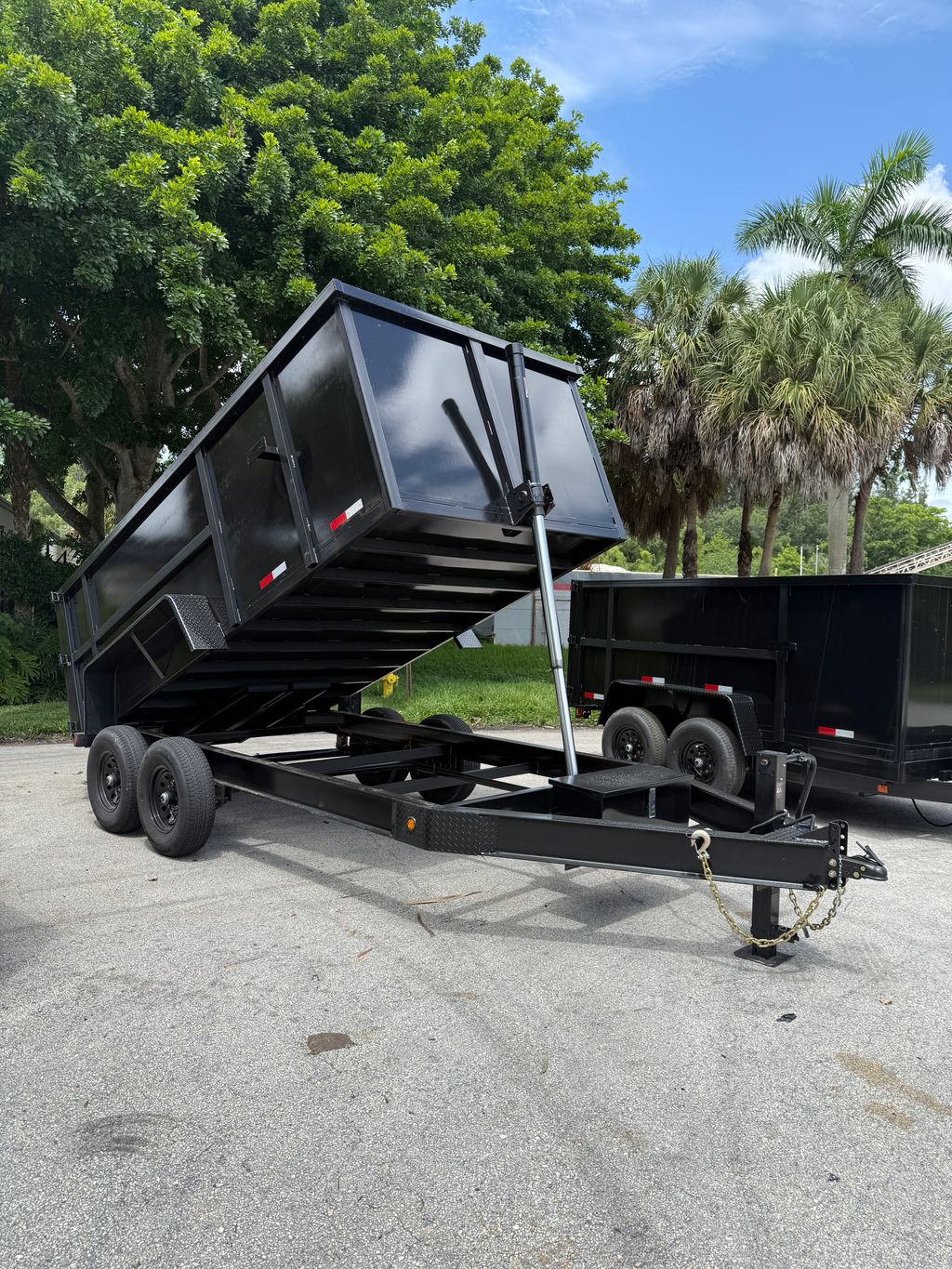 New 2026 Taylor 7 x 14 High Side Dump Trailer 14,000 lb GVWR at Trailer Tails LLC