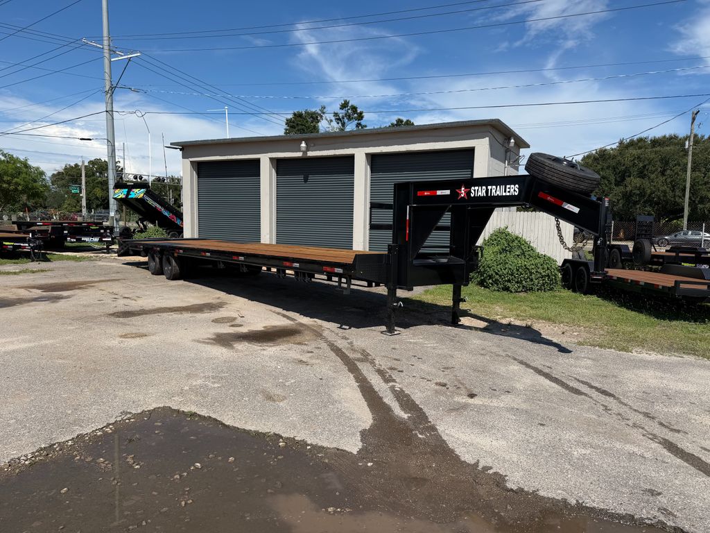 New 2027 5 Star 8.5 x 40 Gooseneck Flatbed Trailer 22,000 lb GVWR at Trailer Tails LLC