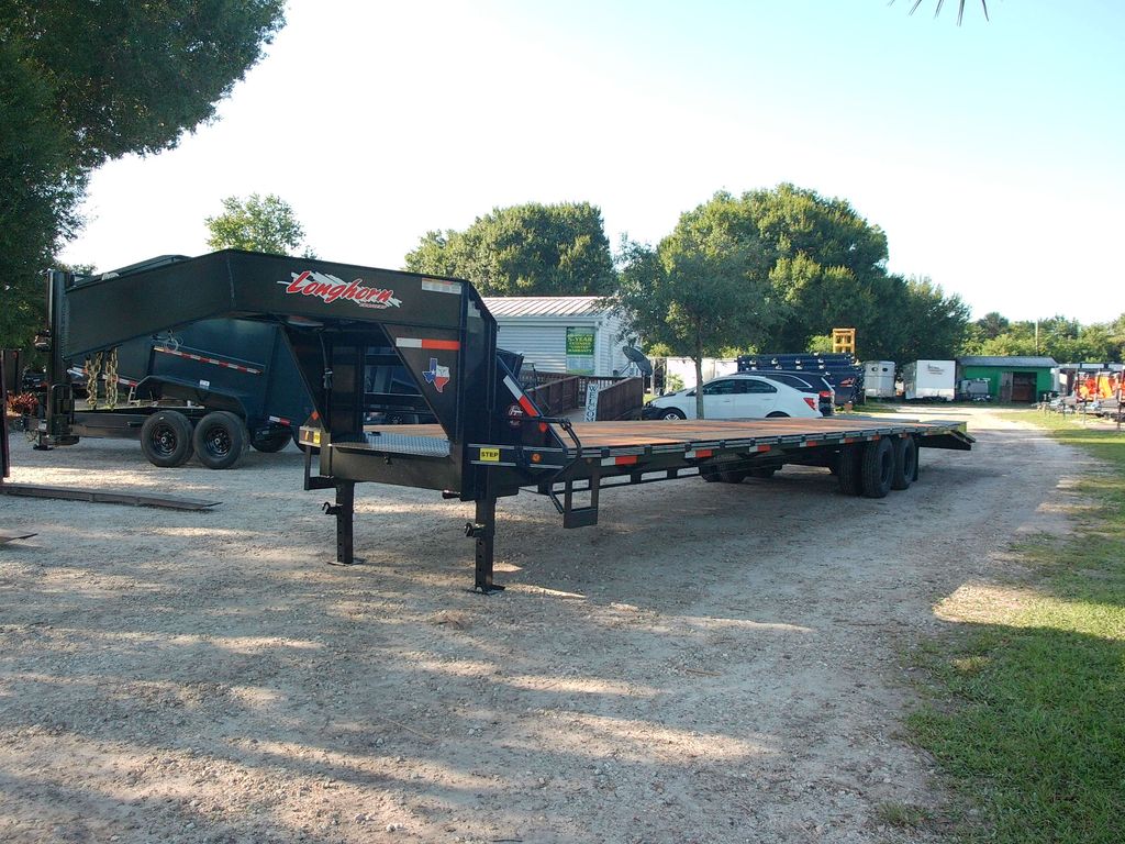 New 2025 East Texas Longhorn 8.5 x 40 Gooseneck Flatbed Trailer 22,500 lb GVWR at Trailer Tails LLC