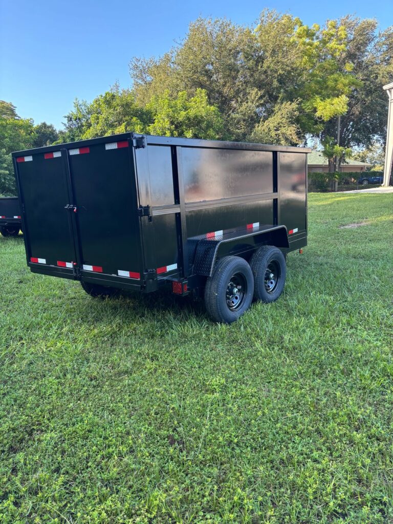 New 2026 Taylor 6 x 12 High Side Dump Trailer 12,000 lb GVWR at Trailer Tails LLC