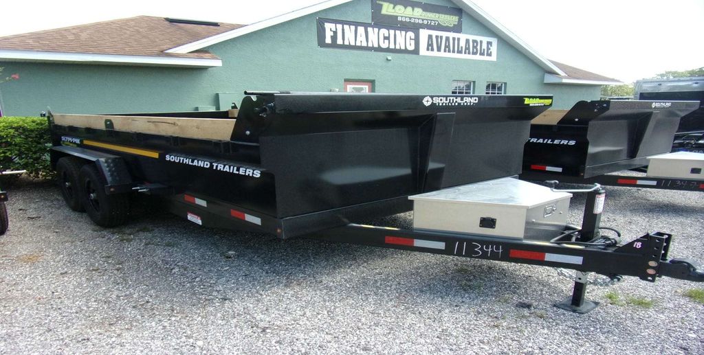 New 2025 Southland 7 x 14 Low Side 14k Dump Trailer at Trailer Tails LLC