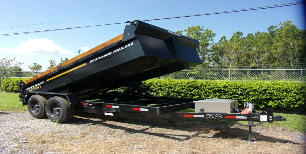 New 2025 Southland 7 x 14 Low Side 16k Dump Trailer at Trailer Tails LLC