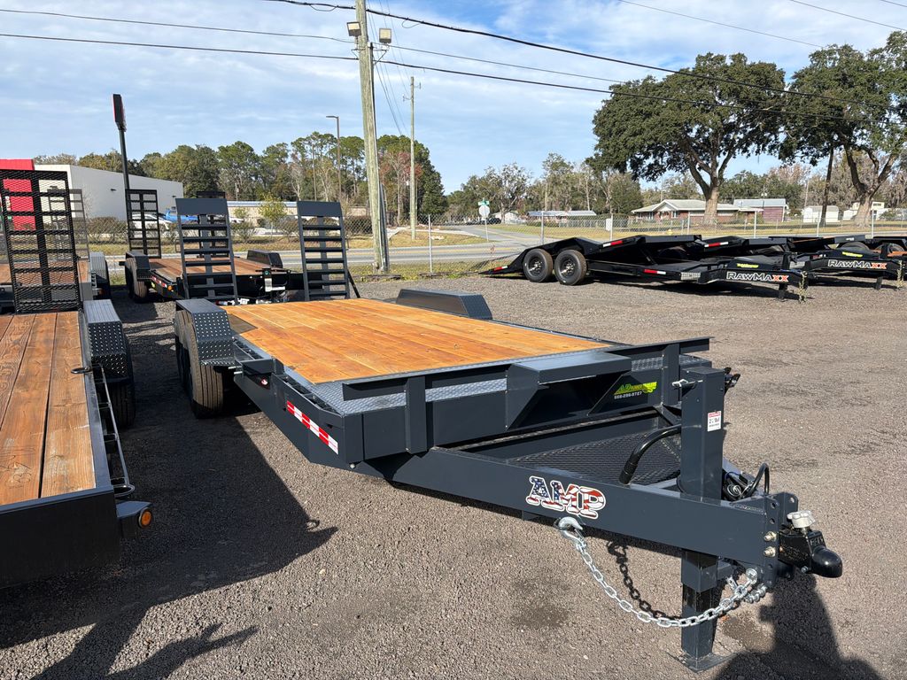 New 2026 AMP 7 x 20 Equipment Trailer 16,000 lb GVWR at Trailer Tails LLC
