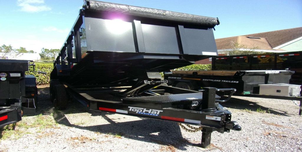 New 2025 Top Hat 7 x 14 High Side Dump 14k Trailer at Trailer Tails LLC