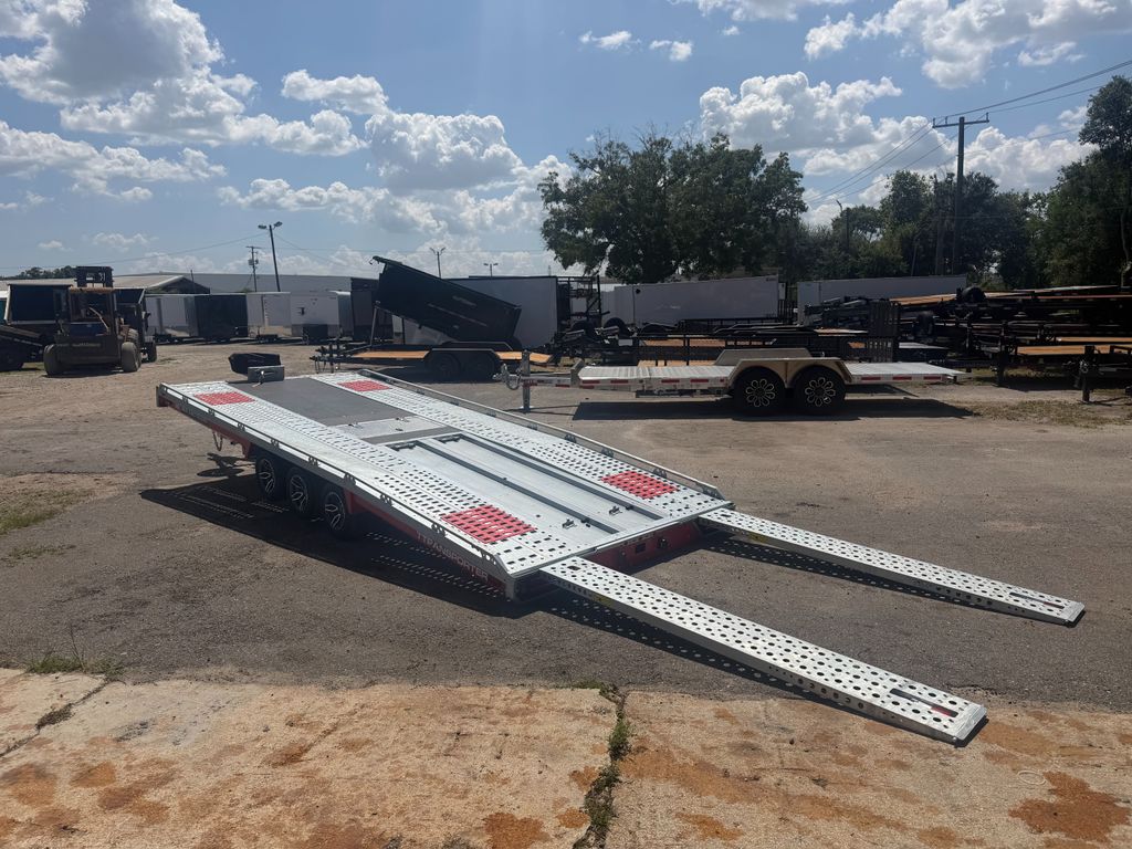 New 2026 Brian James 7 x 18 T Transporter Flatbed Trailer 7,716 lb GVWR at Trailer Tails LLC
