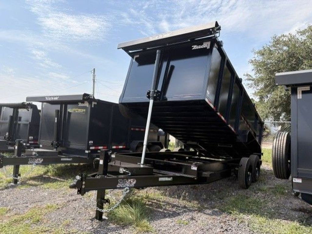 New 2027 AMP 7 x 16 High Side Dump Trailer 16,000 lb GVWR at Trailer Tails LLC