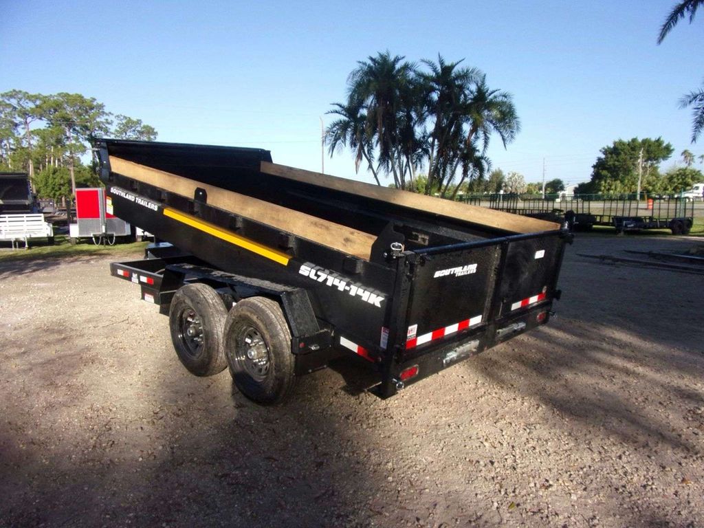 New 2025 Southland 7 x 14 Low Side 14k Dump Trailer at Trailer Tails LLC