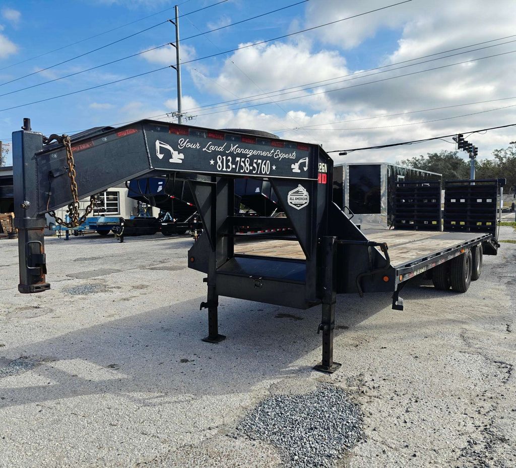 Used 2017 Big Tex 8.5 x 25 Gooseneck Flatbed 23,900 lb Trailer at Trailer Tails LLC
