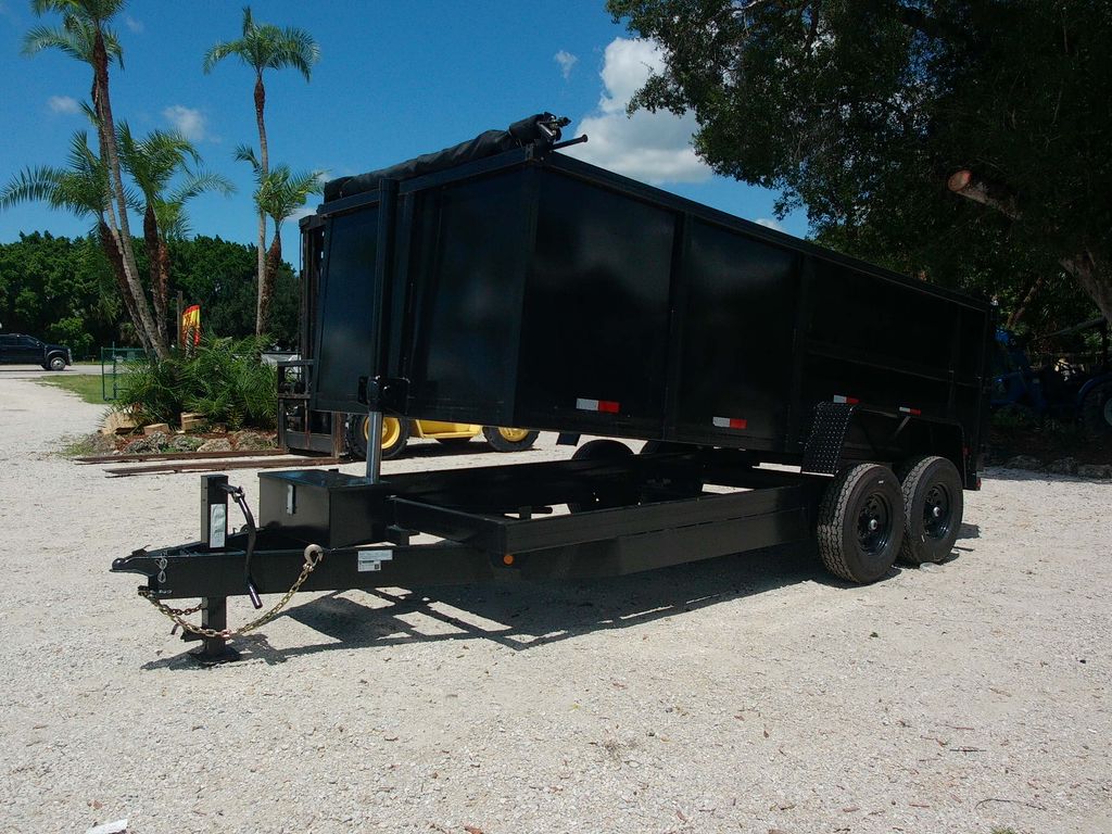 New 2026 Taylor 7 x 16 High Side Dump Trailer 14k GVWR at Trailer Tails LLC