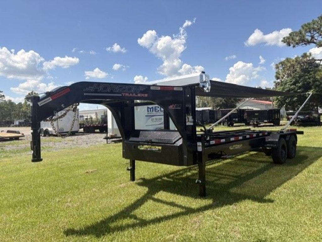 New 2027 Horizon 7 x 20 Gooseneck Roll Off Frame Trailer 25,000 lb GVWR at Trailer Tails LLC