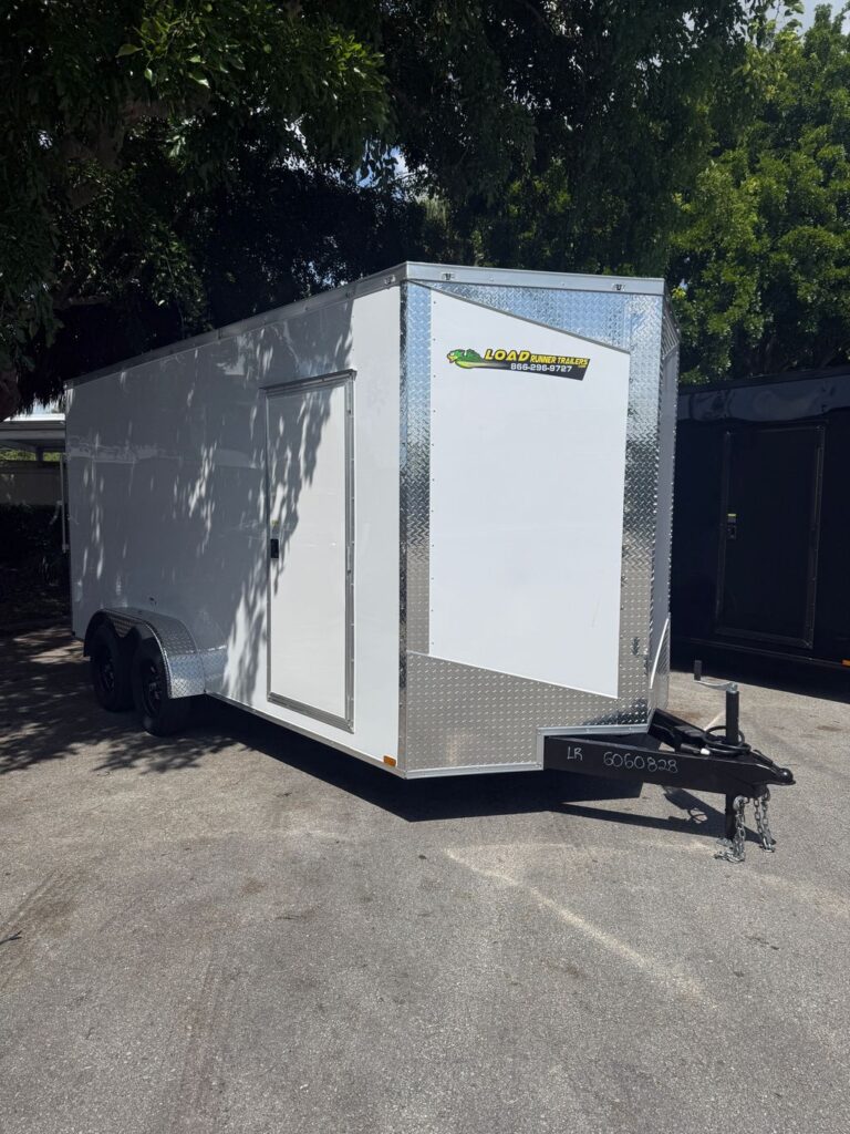 New 2026 Hook & Line 7 x 16 Enclosed Trailer 7,000 lb GVWR at Trailer Tails LLC