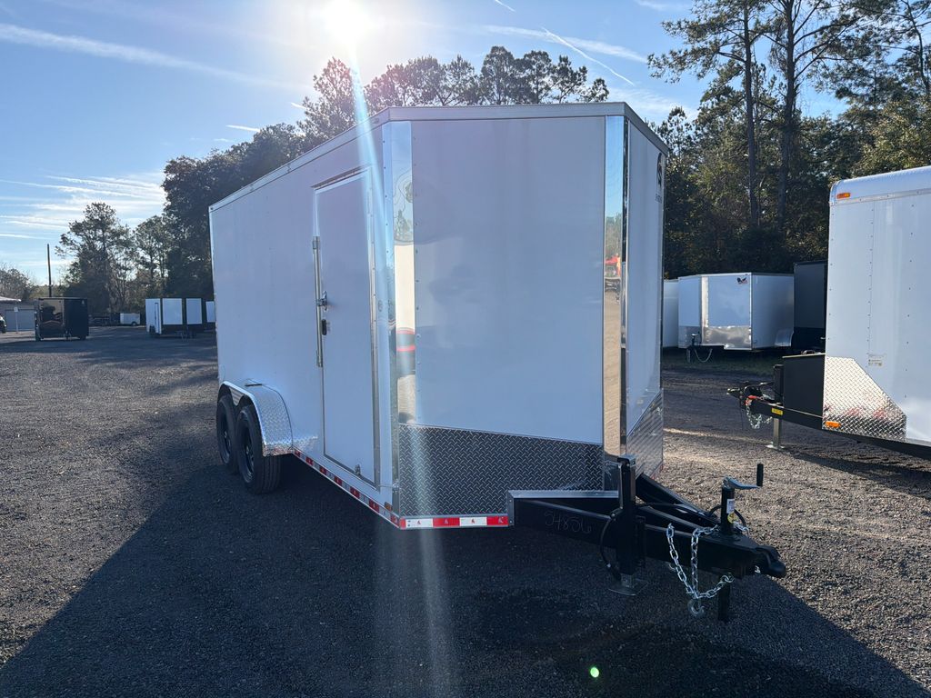 New 2026 Spartan 7 x 16 Enclosed Trailer 14,000 lb GVWR at Trailer Tails LLC