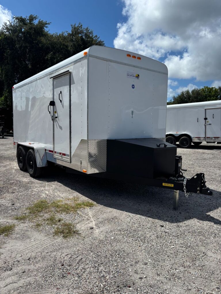 New 2026 Sun Coast 7 x 16 Landscape Enclosed Trailer 10,000 lb GVWR at Trailer Tails LLC