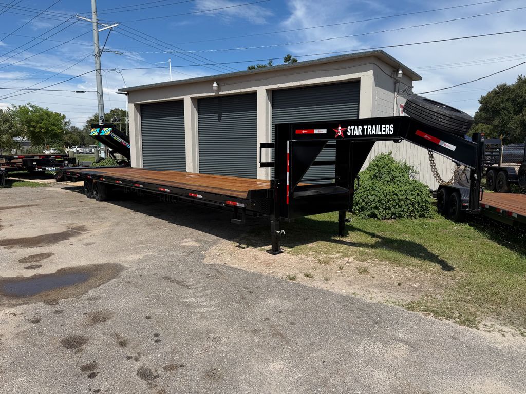 New 2027 5 Star 8.5 x 40 Gooseneck Flatbed Trailer 12,000 lb GVWR at Trailer Tails LLC